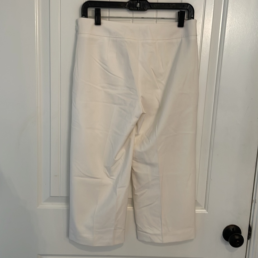 White House black market legacy 2 white Capri career casual dress pants - Picture 3 of 11